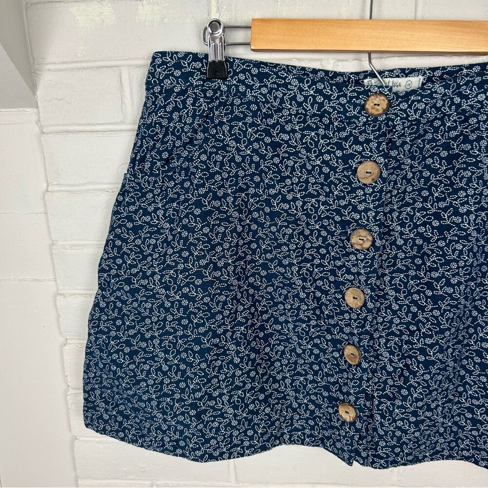 Fat Face Navy Patterned Button Front 100% Cotton … - image 4